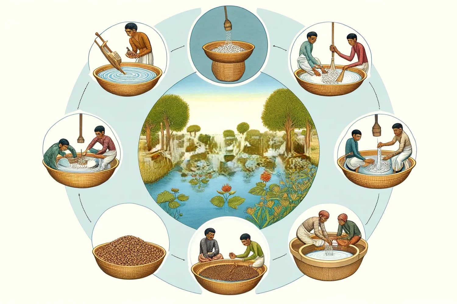 Makhana Manufacturing Process